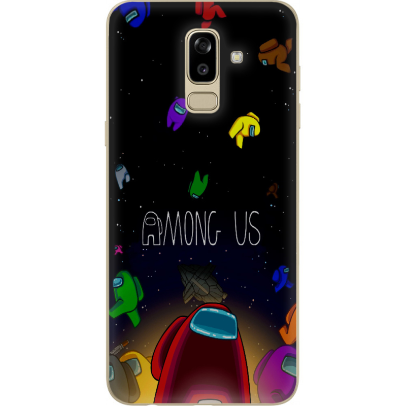 Чехол U-print Samsung J810 Galaxy J8 2018 Among Us