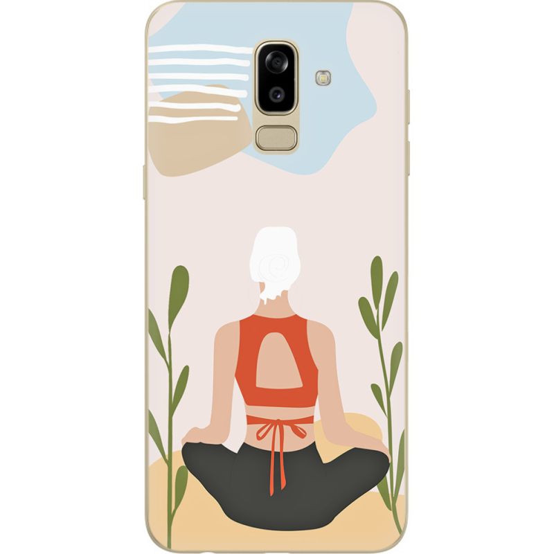 Чехол U-print Samsung J810 Galaxy J8 2018 Yoga Style