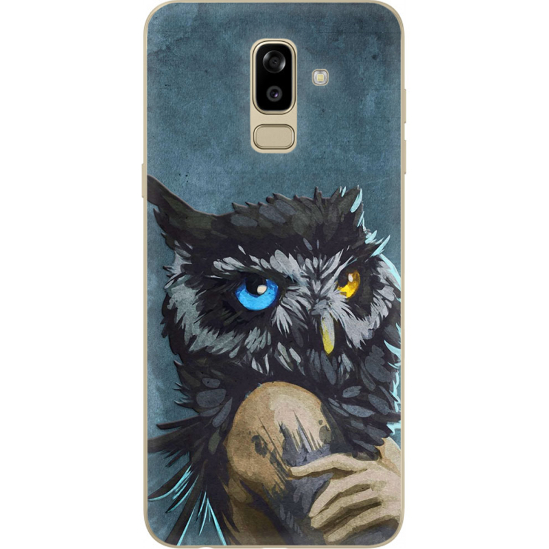 Чехол U-print Samsung J810 Galaxy J8 2018 Owl Woman