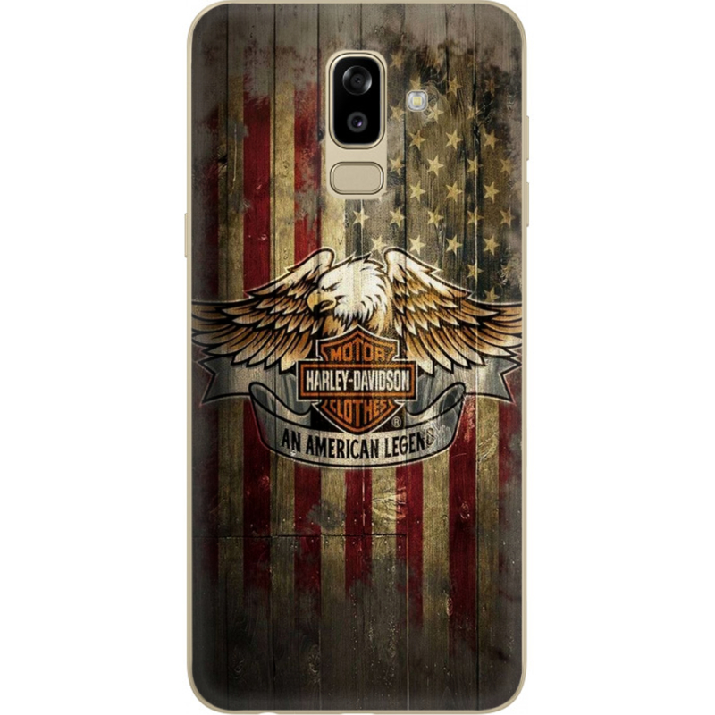 Чехол U-print Samsung J810 Galaxy J8 2018 Harley An American Legend