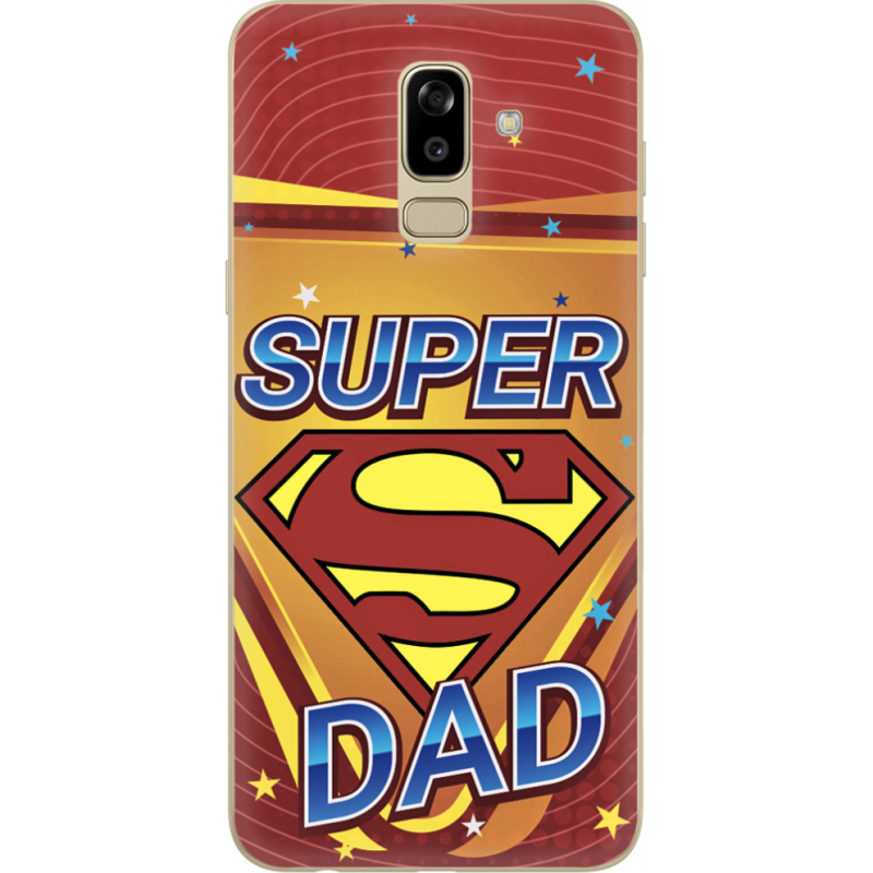 Чехол U-print Samsung J810 Galaxy J8 2018 Super Dad