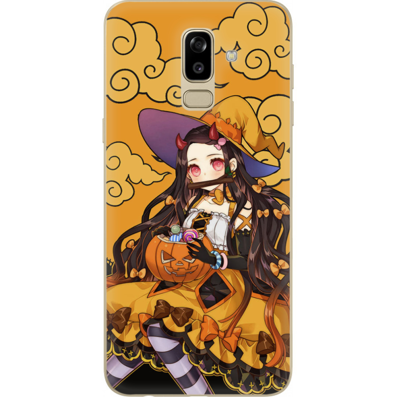 Чехол U-print Samsung J810 Galaxy J8 2018 Kamado Nezuko Halloween