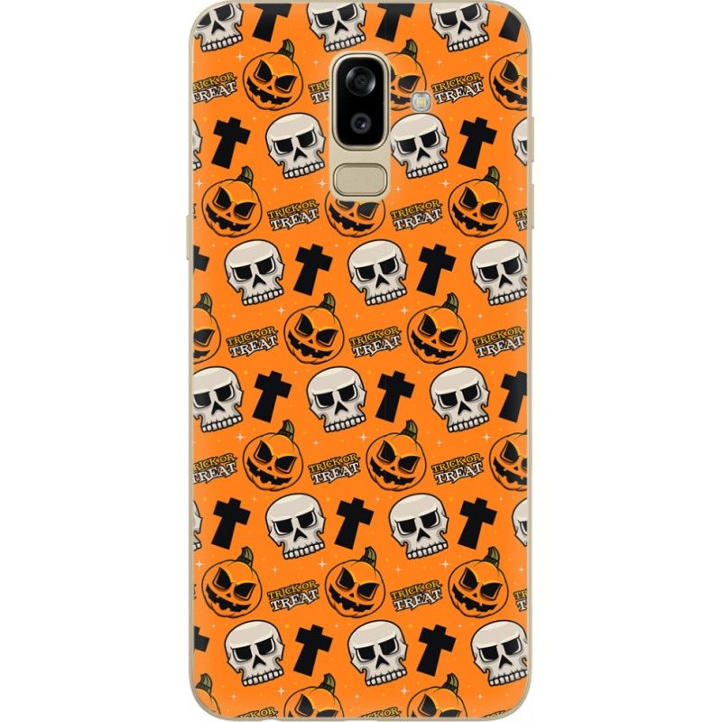 Чехол U-print Samsung J810 Galaxy J8 2018 Halloween Trick or Treat