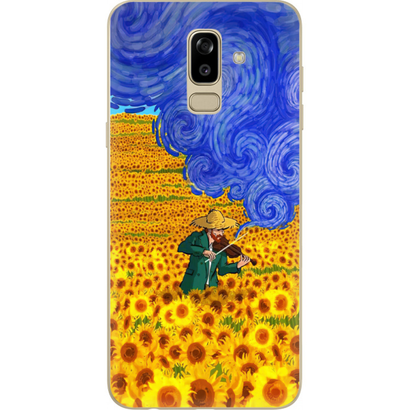 Чехол U-print Samsung J810 Galaxy J8 2018 Музика незалежної України