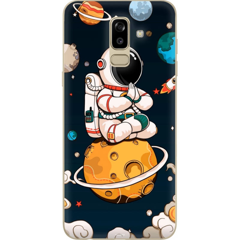 Чехол U-print Samsung J810 Galaxy J8 2018 Astronaut