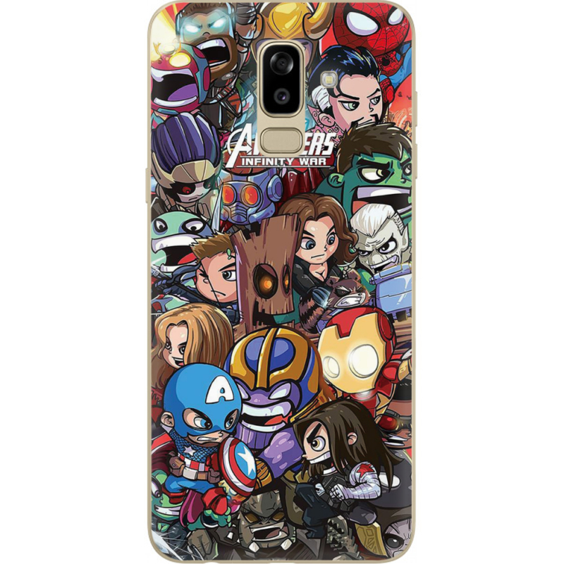 Чехол U-print Samsung J810 Galaxy J8 2018 Avengers Infinity War