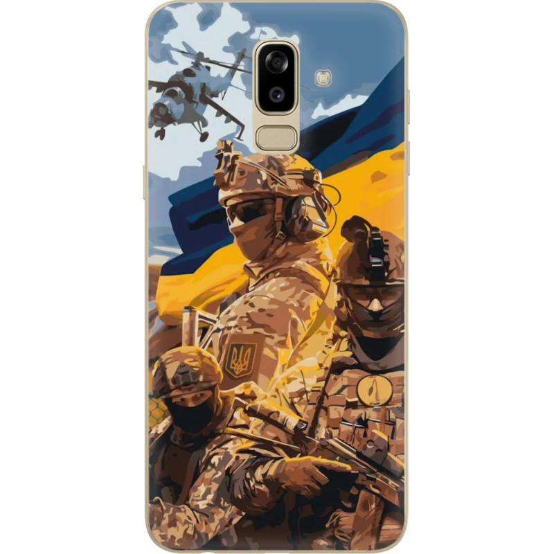 Чехол U-print Samsung J810 Galaxy J8 2018 Воїни ЗСУ