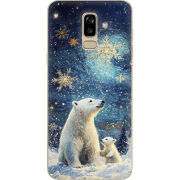 Чехол U-print Samsung J810 Galaxy J8 2018 Північні ведмеді