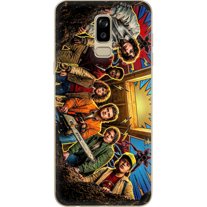 Чехол U-print Samsung J810 Galaxy J8 2018 Stranger things
