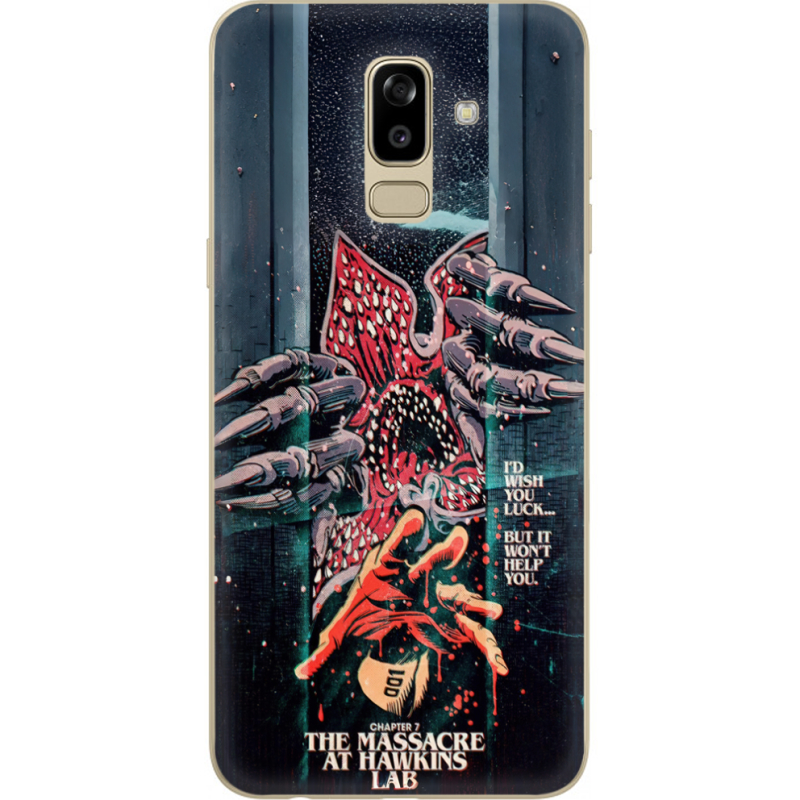 Чехол U-print Samsung J810 Galaxy J8 2018 Демогоргон