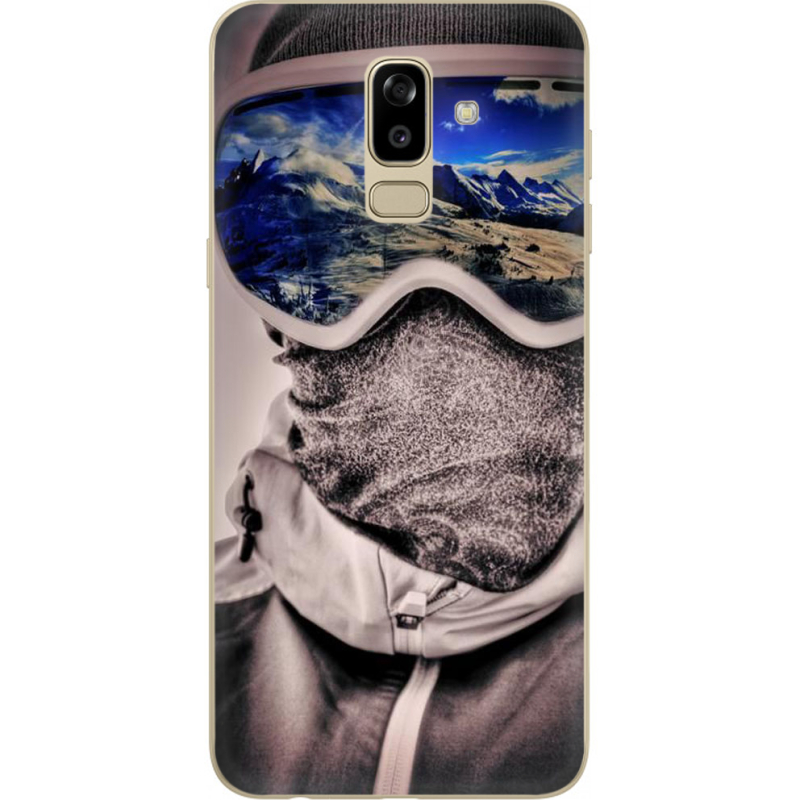Чехол U-print Samsung J810 Galaxy J8 2018 snowboarder