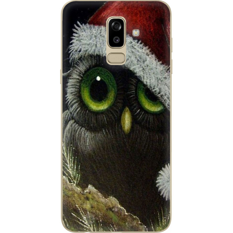 Чехол U-print Samsung J810 Galaxy J8 2018 Christmas Owl