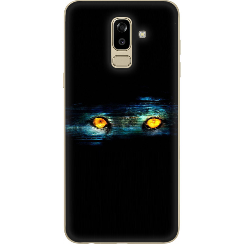 Чехол U-print Samsung J810 Galaxy J8 2018 Eyes in the Dark