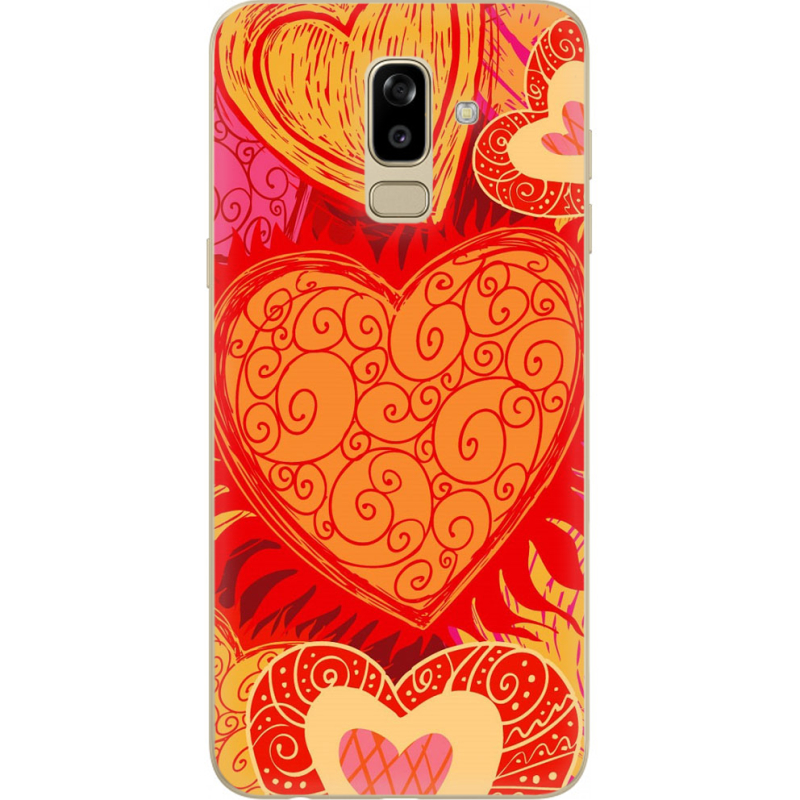 Чехол U-print Samsung J810 Galaxy J8 2018 Warm Hearts