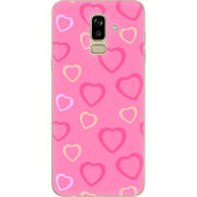 Чехол U-print Samsung J810 Galaxy J8 2018 Sugar Hearts