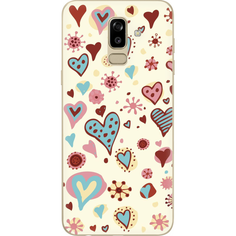 Чехол U-print Samsung J810 Galaxy J8 2018 Be my Valentine