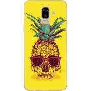 Чехол U-print Samsung J810 Galaxy J8 2018 Pineapple Skull