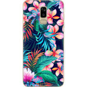 Чехол U-print Samsung J810 Galaxy J8 2018 flowers in the tropics