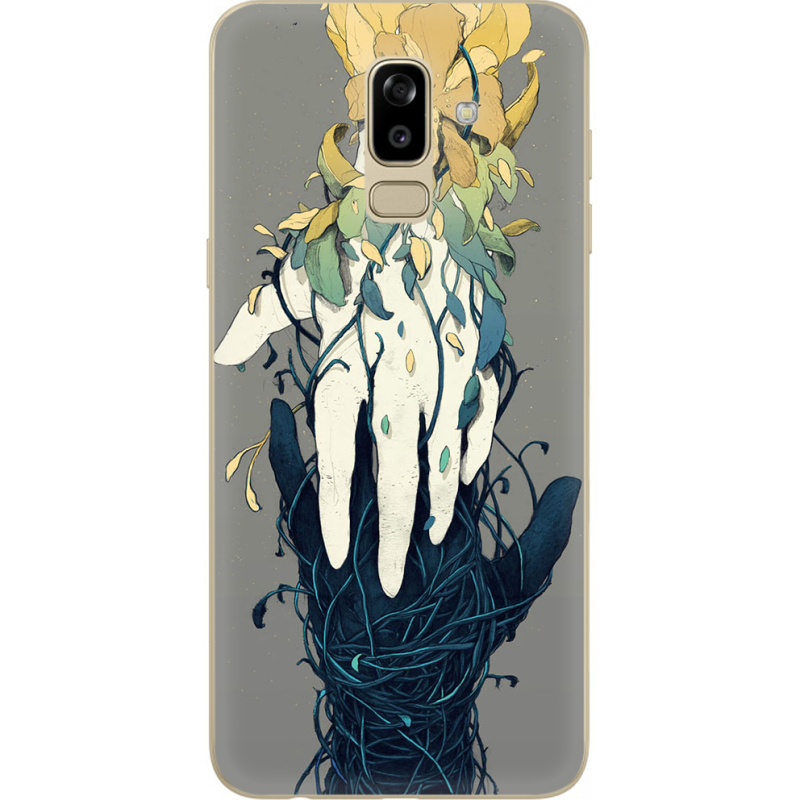 Чехол U-print Samsung J810 Galaxy J8 2018 Natures Hands