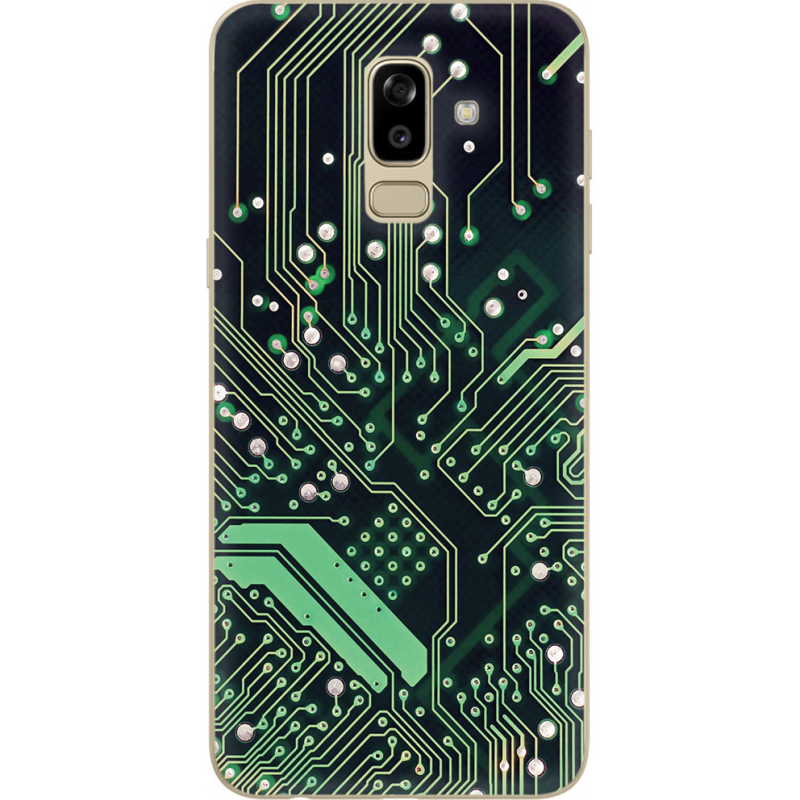Чехол U-print Samsung J810 Galaxy J8 2018 Microchip