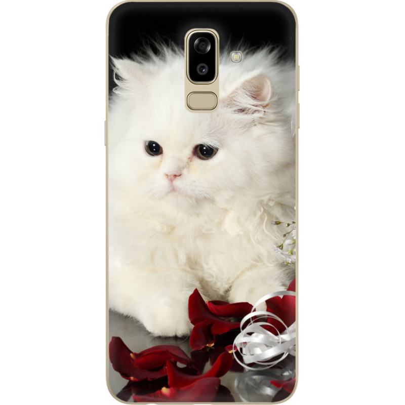 Чехол U-print Samsung J810 Galaxy J8 2018 Fluffy Cat