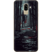 Чехол U-print Samsung J810 Galaxy J8 2018 Forest and Beast