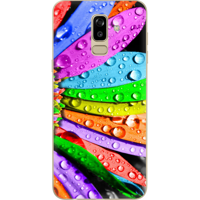 Чехол U-print Samsung J810 Galaxy J8 2018 Colored Chamomile