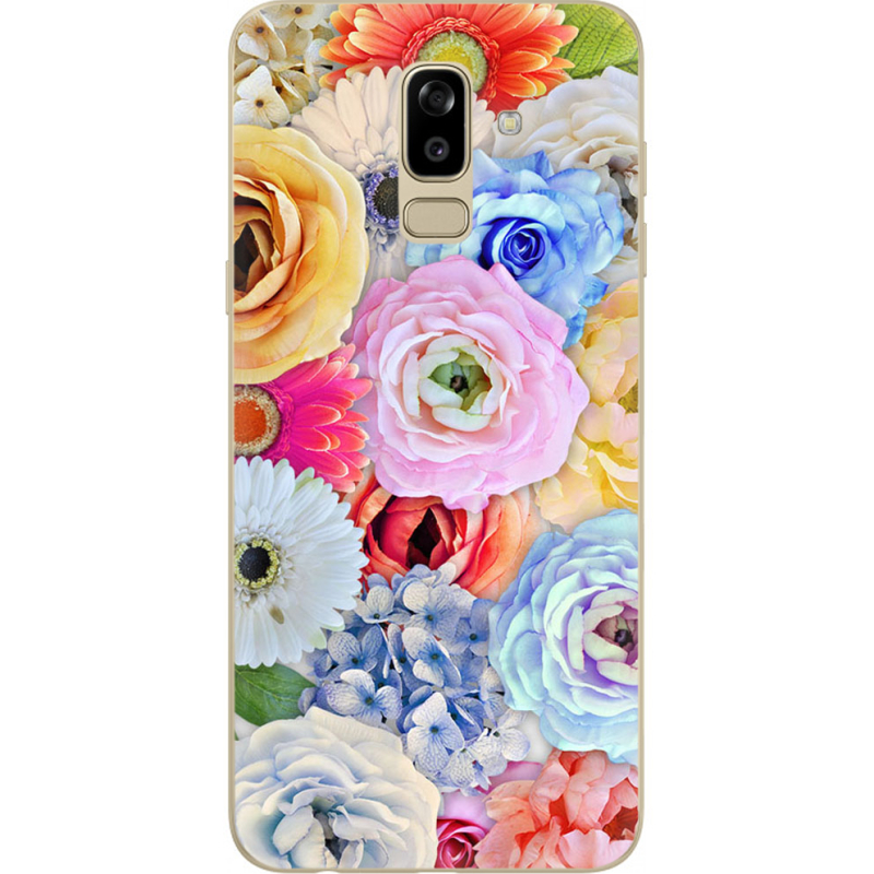 Чехол U-print Samsung J810 Galaxy J8 2018 Blossom