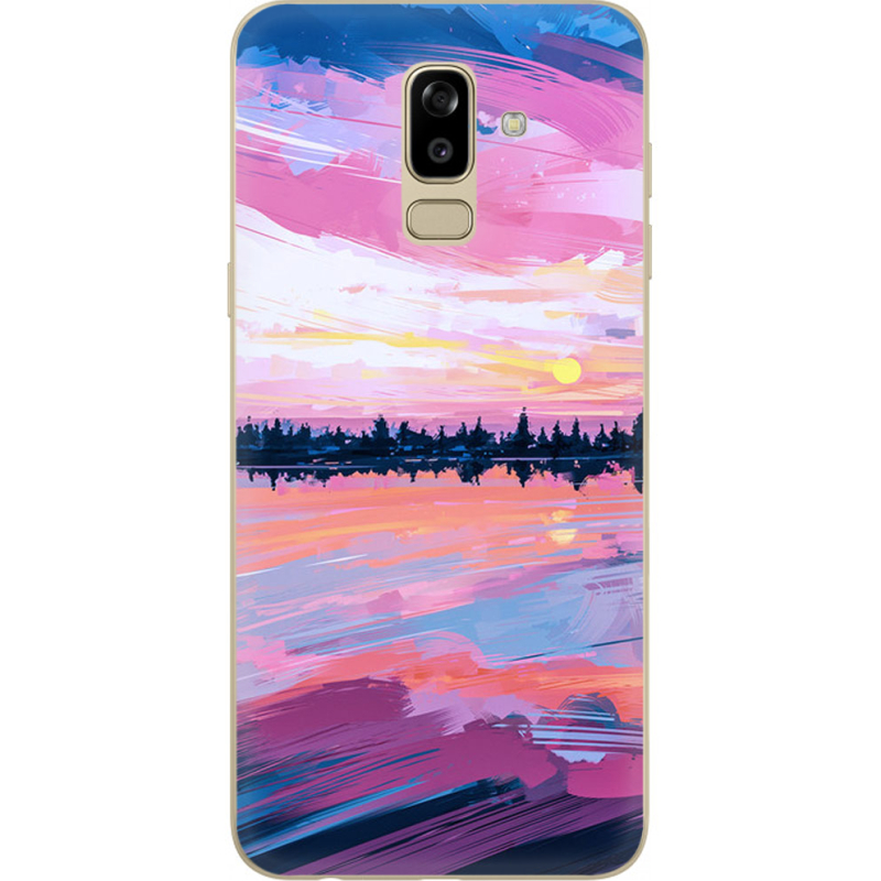 Чехол U-print Samsung J810 Galaxy J8 2018 Sky Mirror