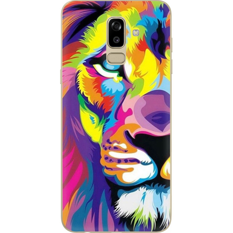 Чехол U-print Samsung J810 Galaxy J8 2018 Frilly Lion