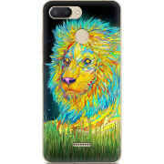 Чехол U-print Xiaomi Redmi 6 Moonlight Lion