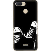 Чехол U-print Xiaomi Redmi 6 Black Sneakers