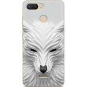 Чехол U-print Xiaomi Redmi 6 White Wolf