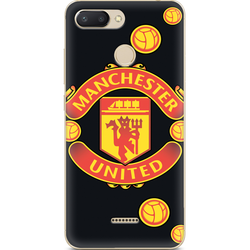 Чехол U-print Xiaomi Redmi 6 FC Manchester-U