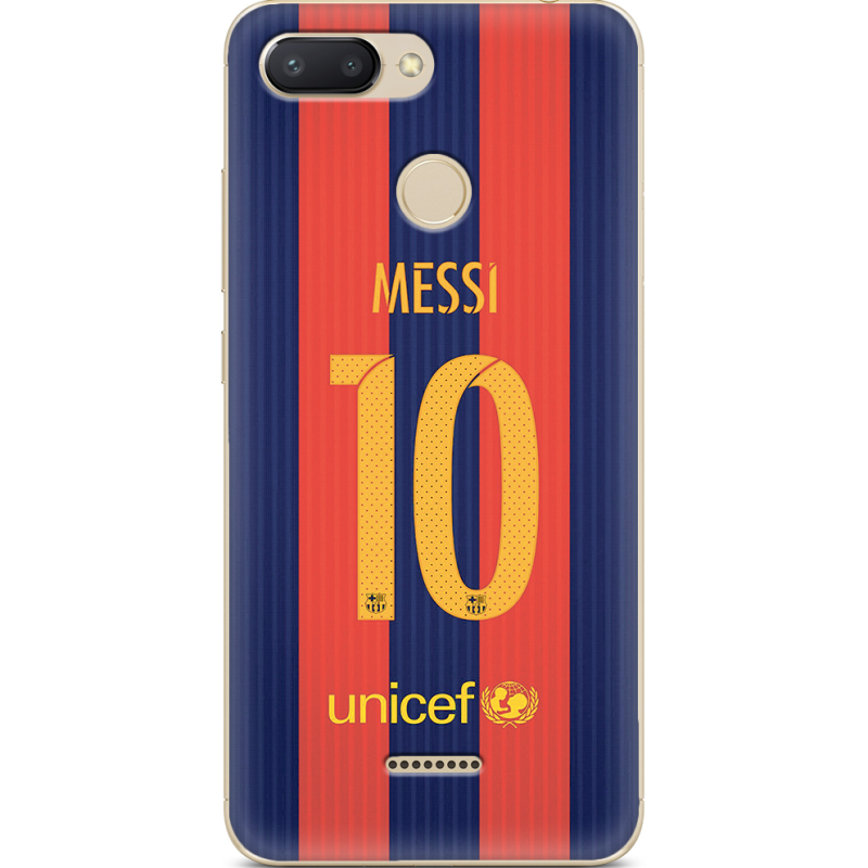 Чехол U-print Xiaomi Redmi 6 Messi 10