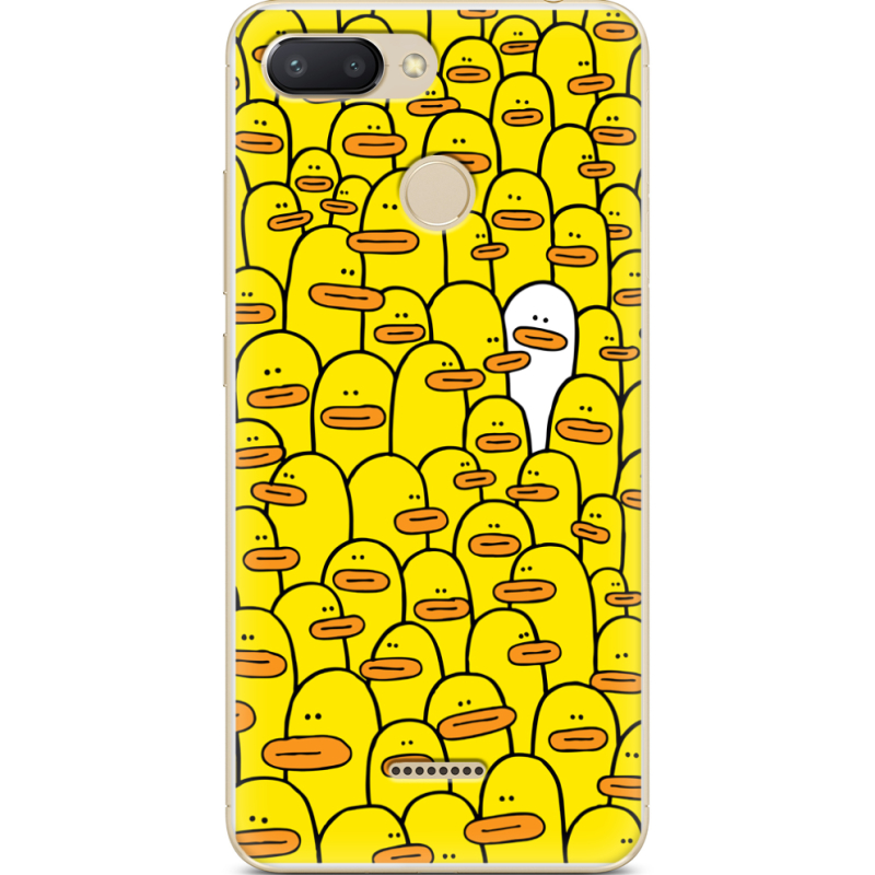 Чехол U-print Xiaomi Redmi 6 Yellow Ducklings