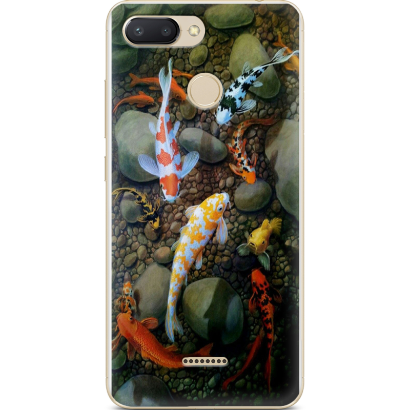 Чехол U-print Xiaomi Redmi 6 Underwater Koi