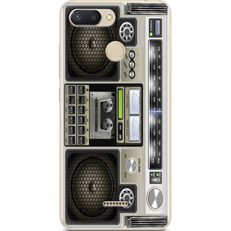 Чехол U-print Xiaomi Redmi 6 Old Boombox