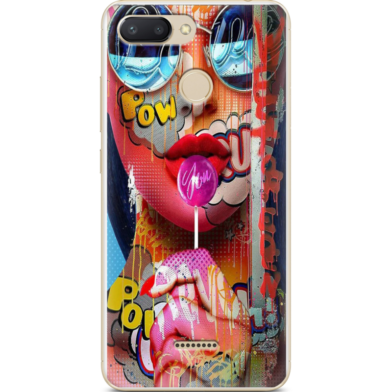 Чехол U-print Xiaomi Redmi 6 Colorful Girl