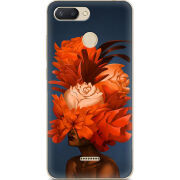 Чехол U-print Xiaomi Redmi 6 Exquisite Orange Flowers