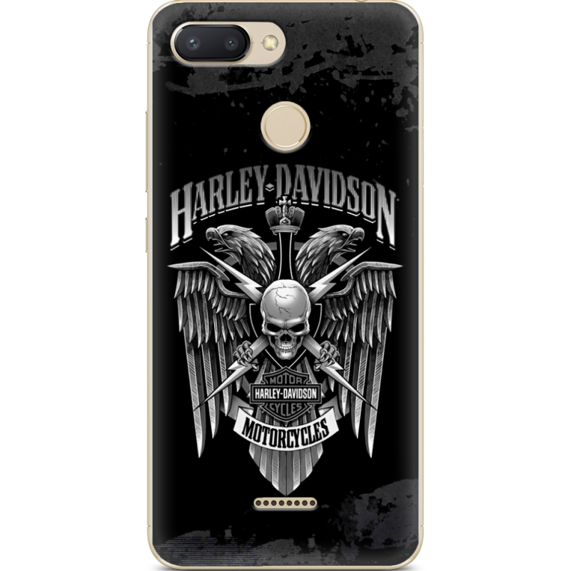 Чехол U-print Xiaomi Redmi 6 Harley Davidson