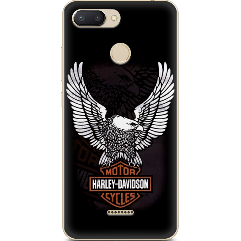 Чехол U-print Xiaomi Redmi 6 Harley Davidson and eagle