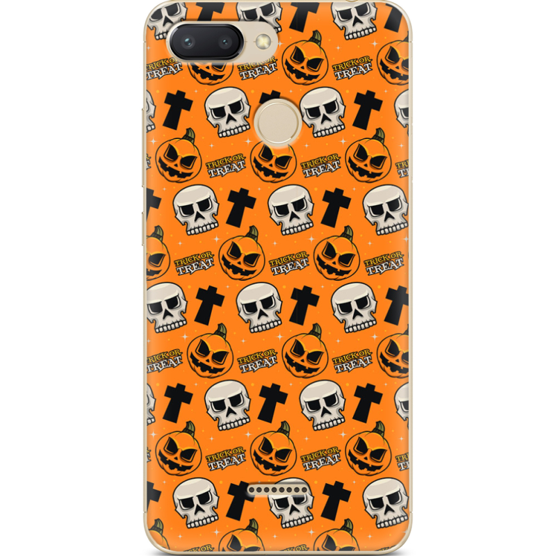 Чехол U-print Xiaomi Redmi 6 Halloween Trick or Treat