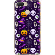 Чехол U-print Xiaomi Redmi 6 Halloween Purple Mood