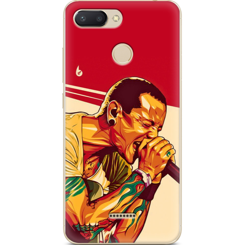 Чехол U-print Xiaomi Redmi 6 Chester Bennington