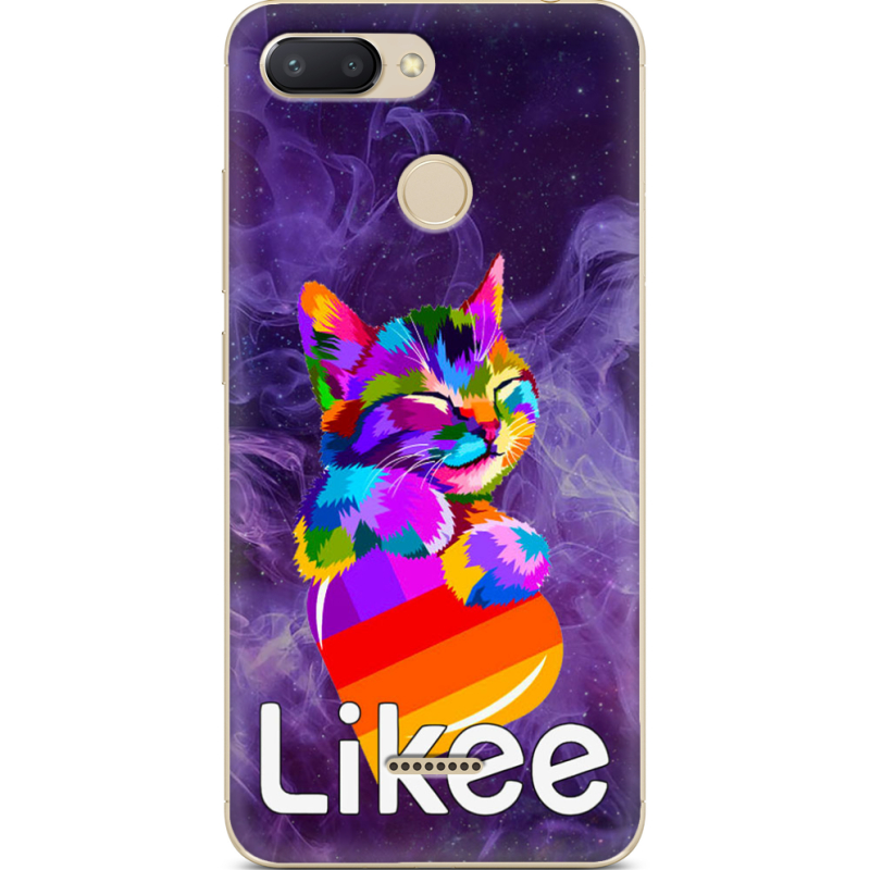 Чехол U-print Xiaomi Redmi 6 Likee Cat