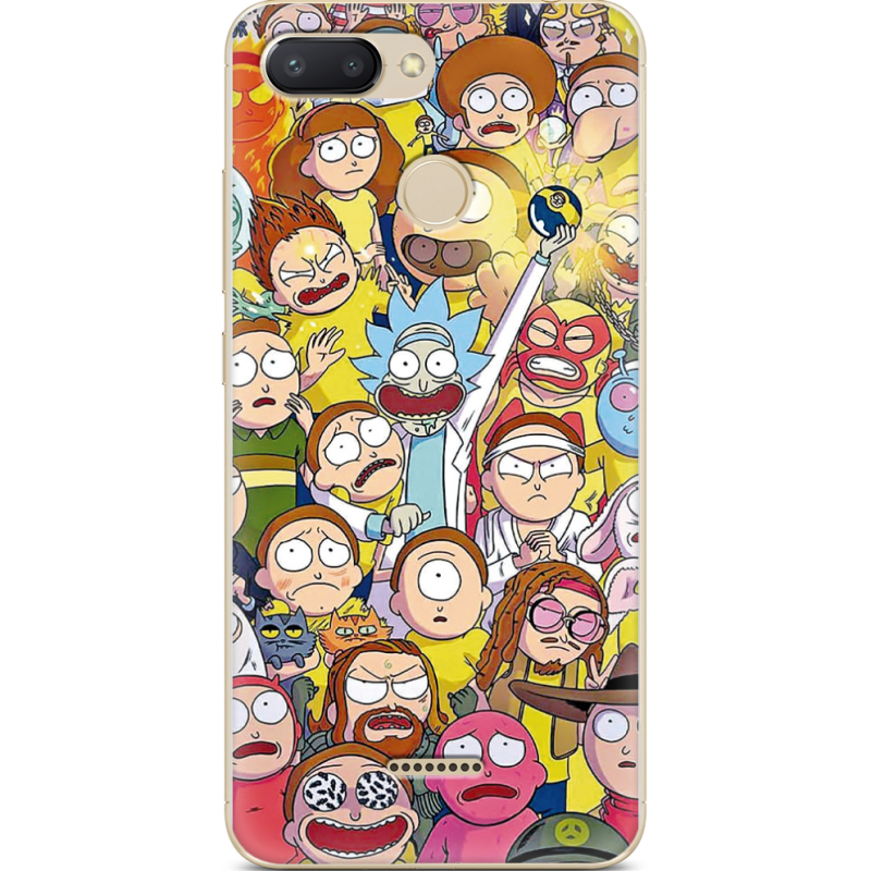 Чехол U-print Xiaomi Redmi 6 Rick and Morty