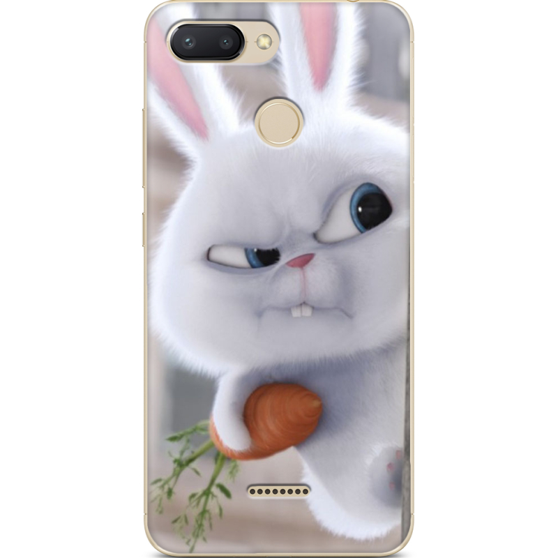 Чехол U-print Xiaomi Redmi 6 Rabbit Snowball