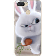 Чехол U-print Xiaomi Redmi 6 Rabbit Snowball