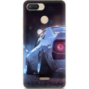 Чехол U-print Xiaomi Redmi 6 Silver Car